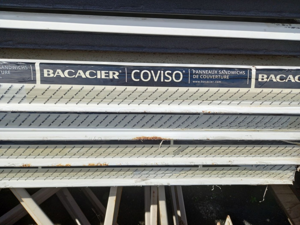 Bac acier sandwich isolant 4,4cm