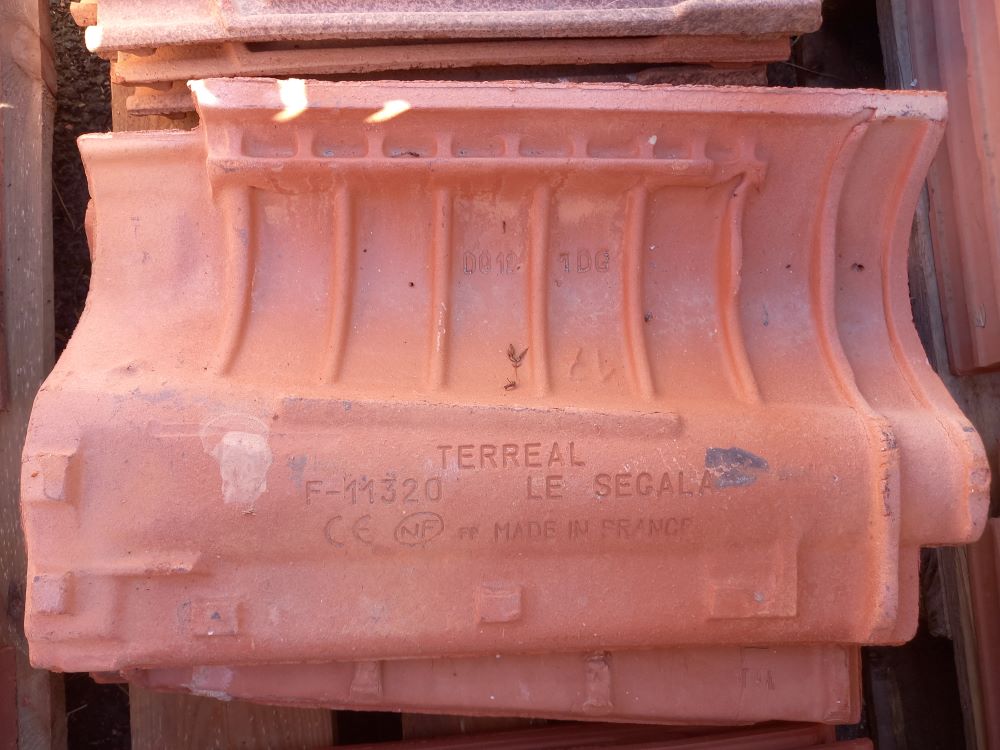 Tuile DC12 - Double Canal 12 double emboitement Terreal 1DG